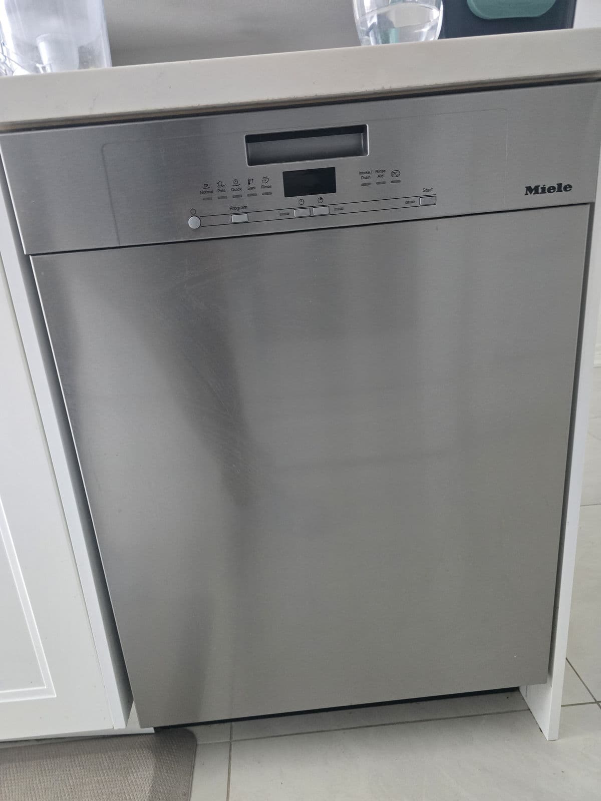 Miele dishwasher repair in a Markham kitchen