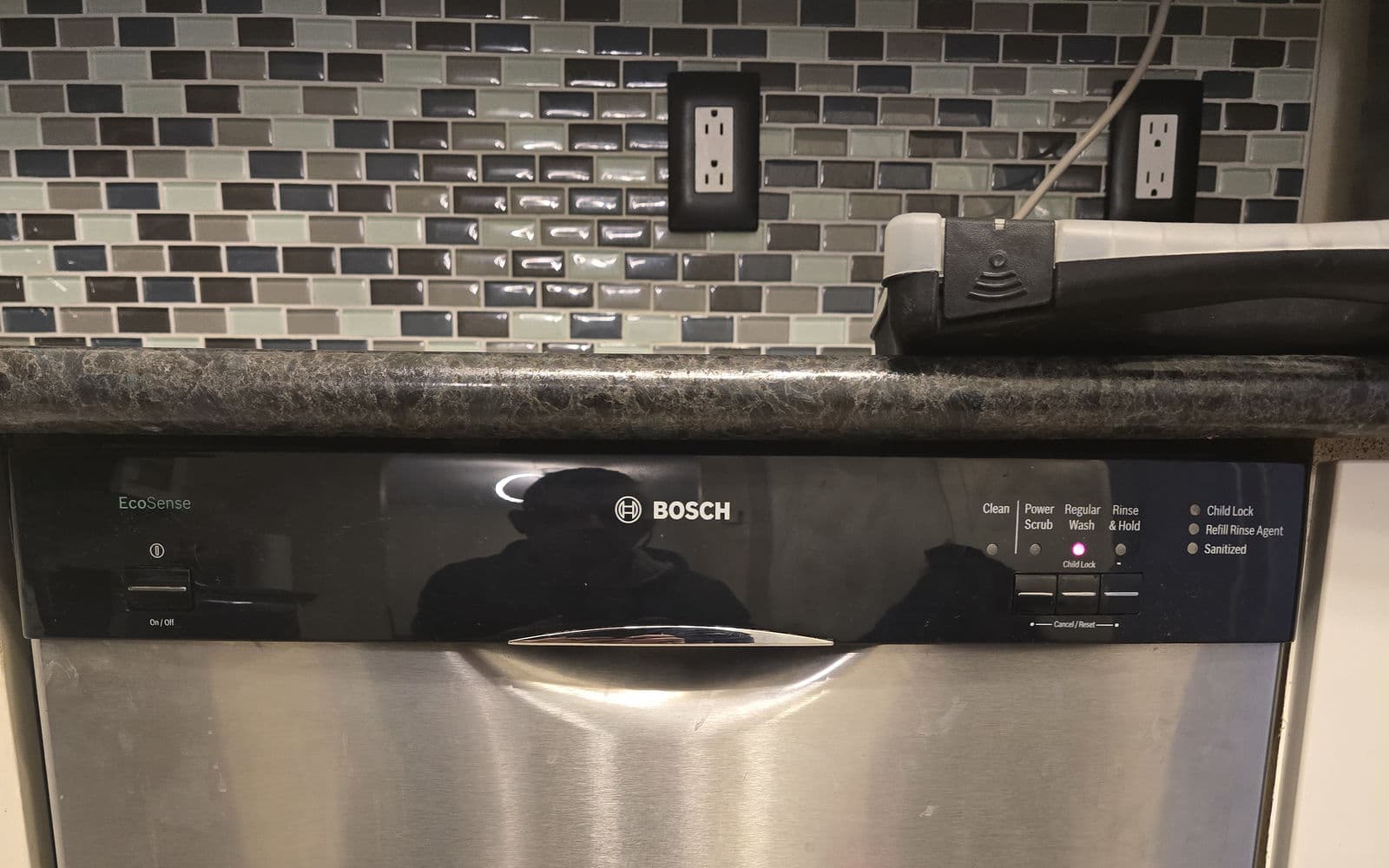 Bosch dishwasher repair in a kitchen